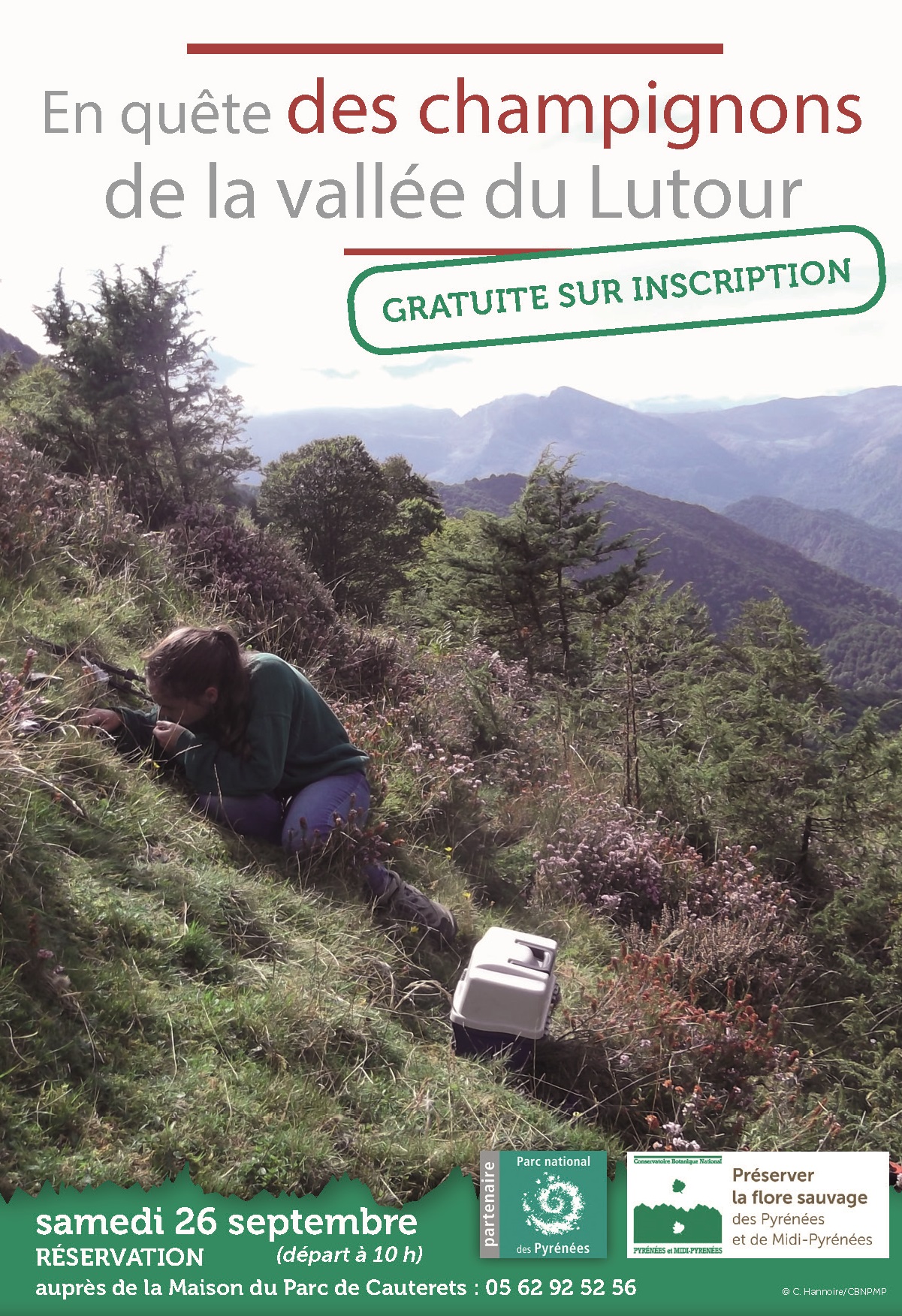 En quête des champignons de la vallée du Lutour © Conservatoire Botanique Pyrénées et Midi-Pyrénées