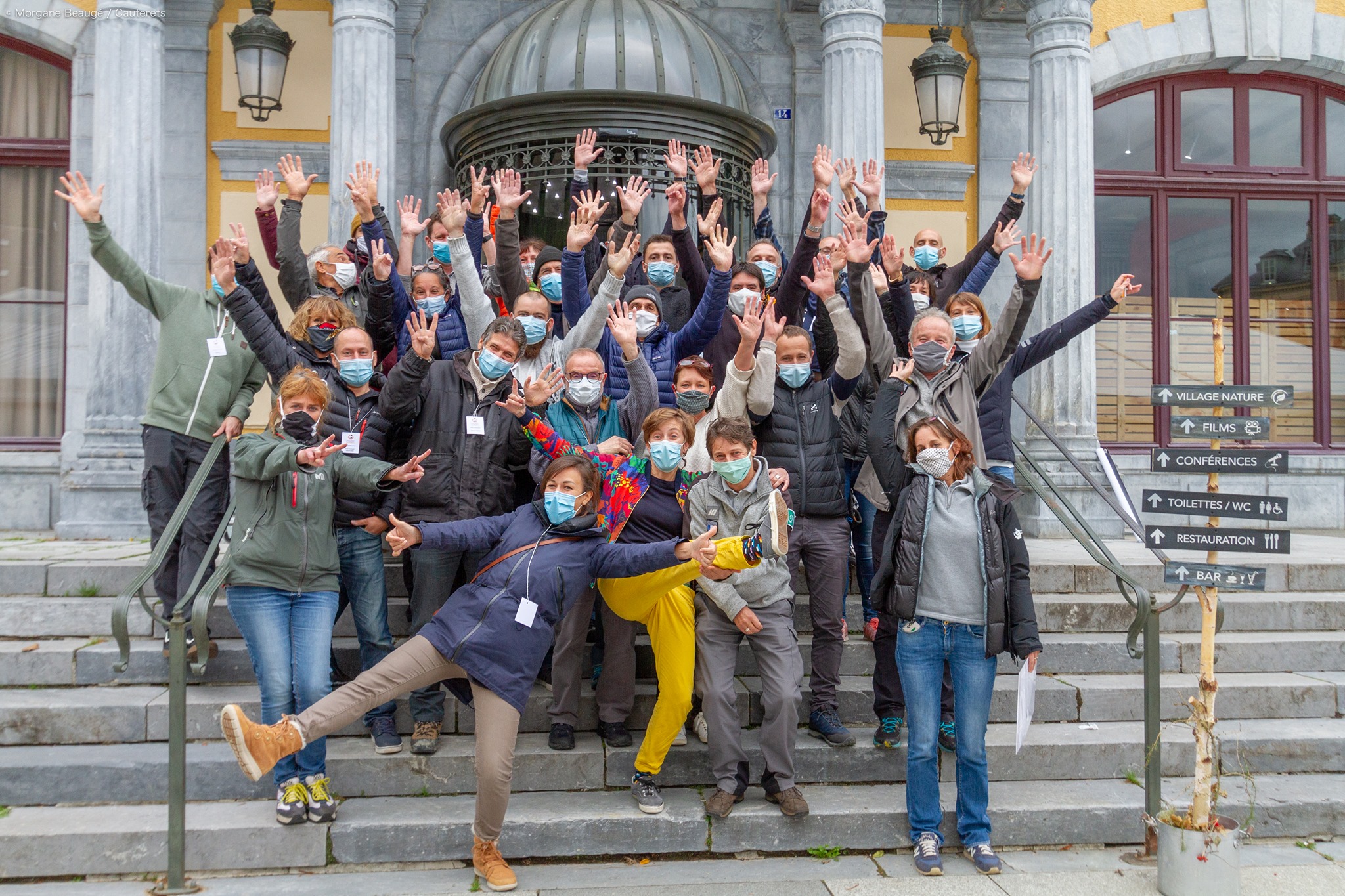 Photo de famille FPIN 2020  - Merci à tou(te)s ! © Morgane Beaugé - cauterets.com