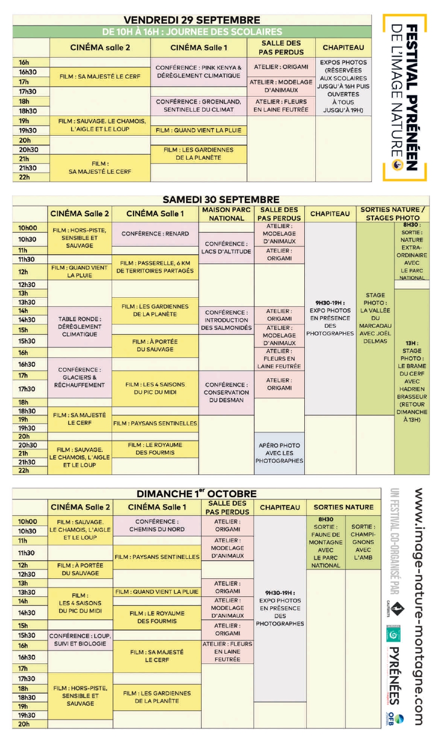 FPIN 2023 - Grille de Programmation